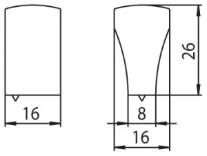 14191 - knopka 16x16 satén nikl 12