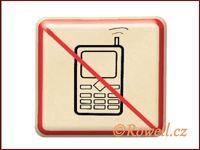 NZ 'Zákaz telefon' /zlatá