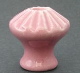 31010 - knopka růžová 35mm porcelán bez šroubu